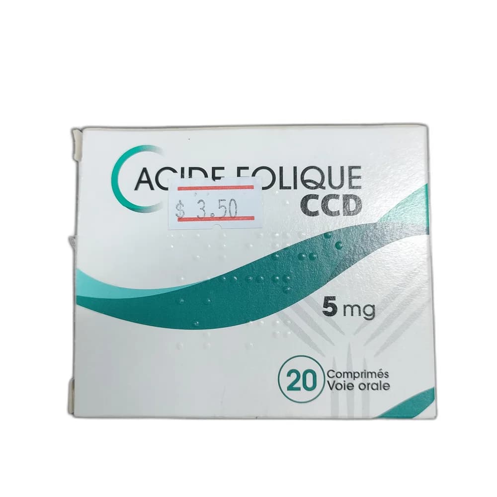 Acide Folique CCD 5 mg