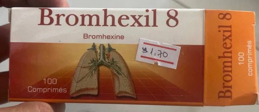 Bromhexil 8 Bromhexine 8mg