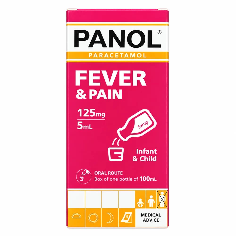 Panol Paracetamol 125 mg/5 mL
