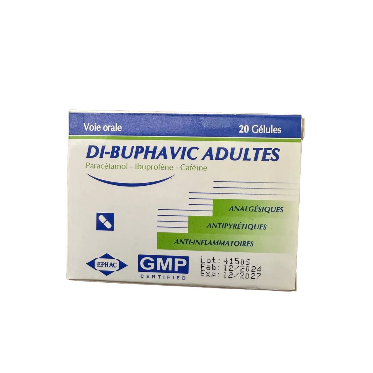 DI-BUPHAVIC ADULTES 300 mg / 200 mg / 20 mg