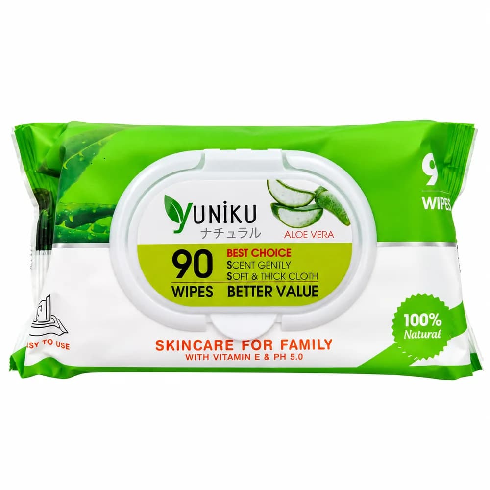 Yuniku Aloe Vera Wet Wipes