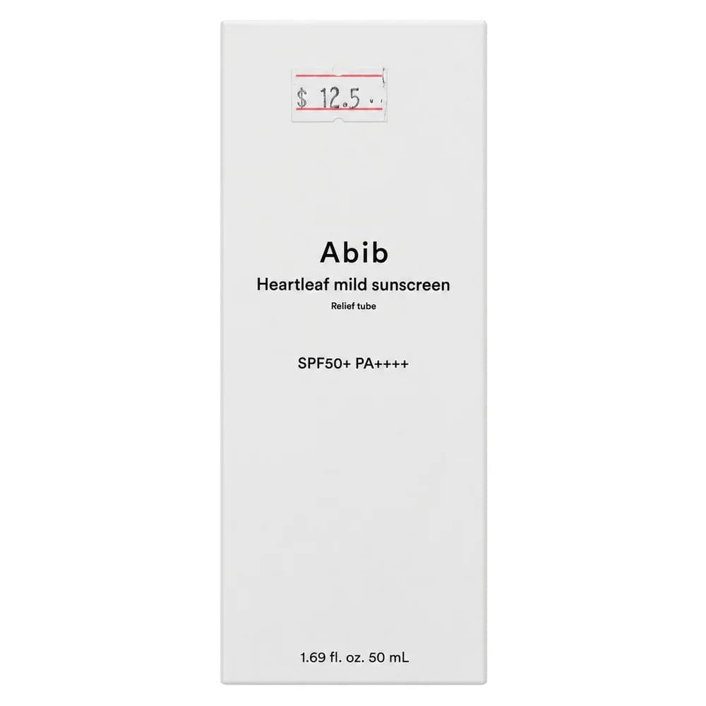 Abib Heartleaf Mild Sunscreen Relief Tube 50 mL