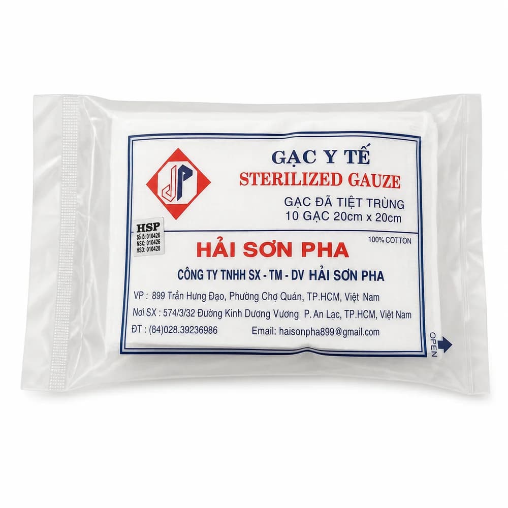 Sterilized Gauze 20 cm x 20 cm