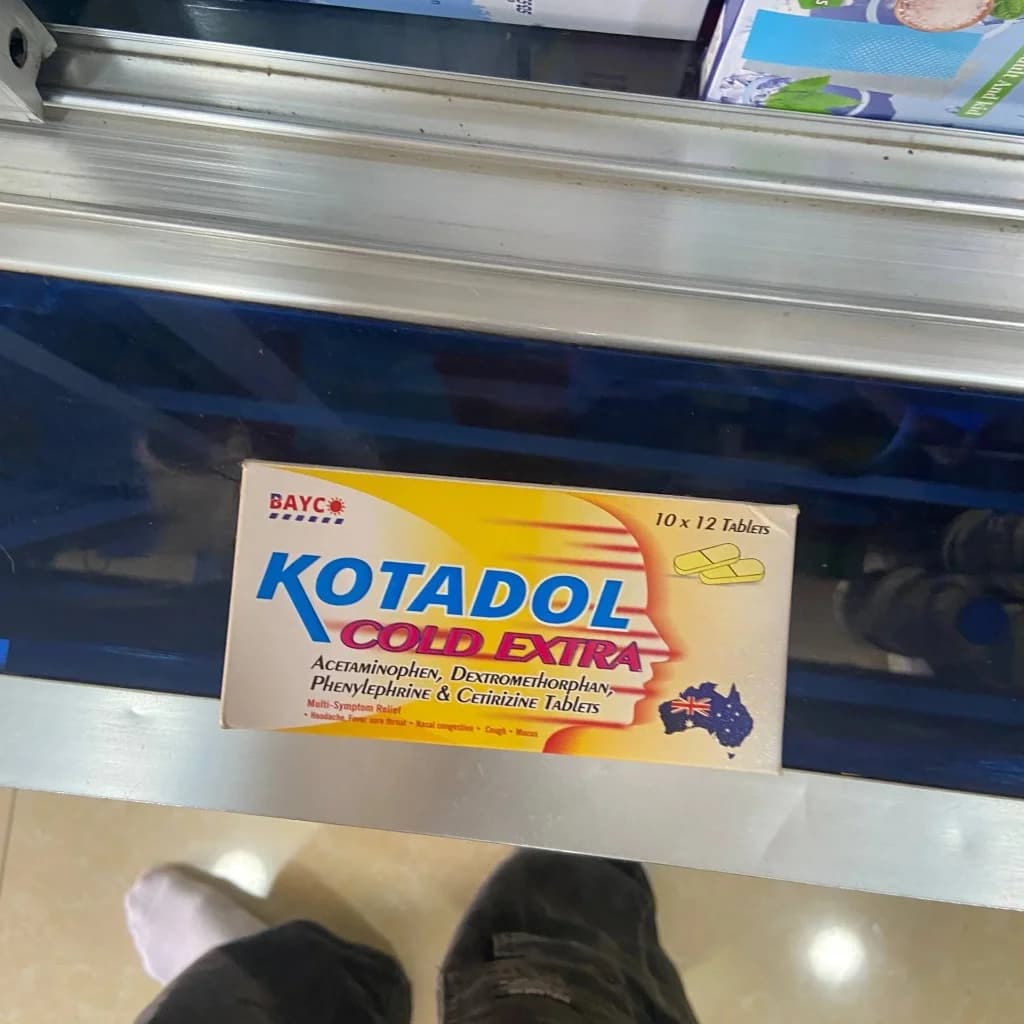 KOTADOL COLD EXTRA 500mg + 15mg + 10mg + 5mg
