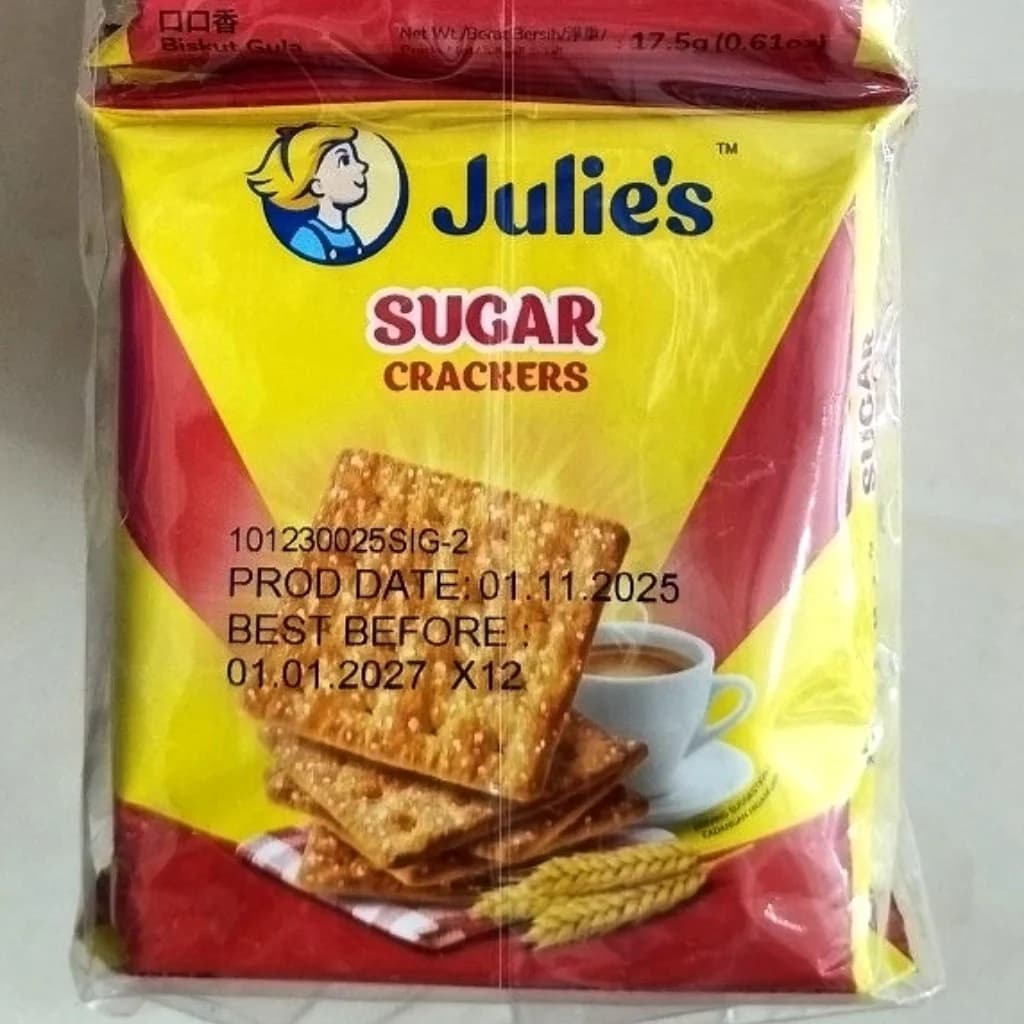Julie's Sugar Crackers 17.5 g x 24 pieces