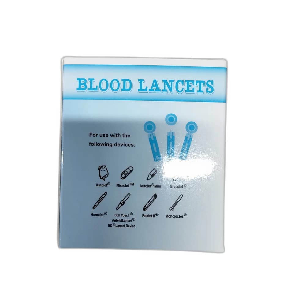 Blood Lancets 100 sterile lancets