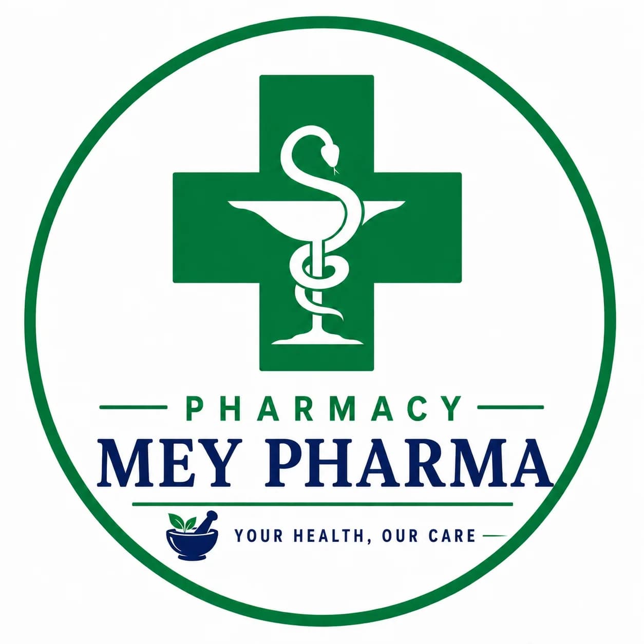 MEY PHARMA PHARMACY pharmacy logo