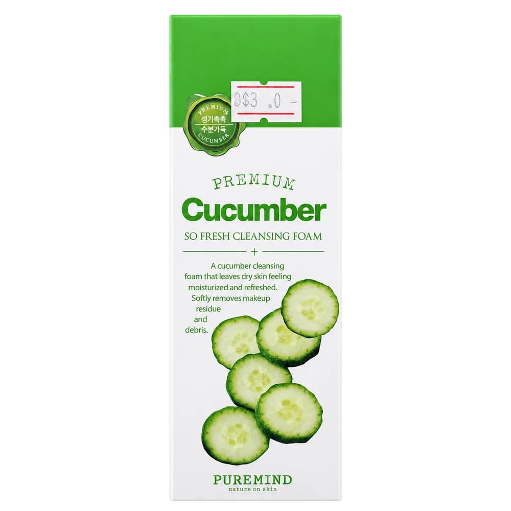 Pure Mind Premium Cucumber So Fresh Cleansing Foam 100 mL