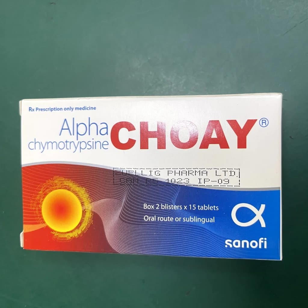 Alpha chymotrypsine CHOAY Not available