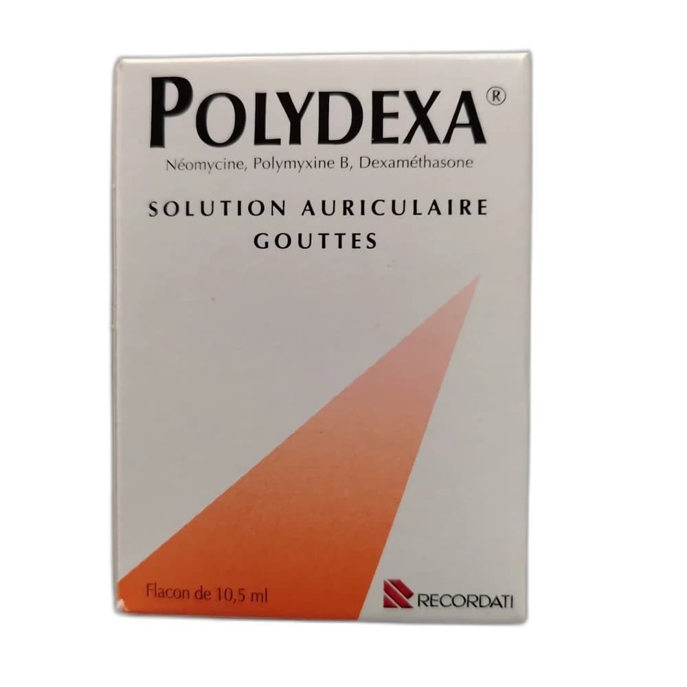 Polydexa Auricular solution (ear drops), 10.5 ml bottle