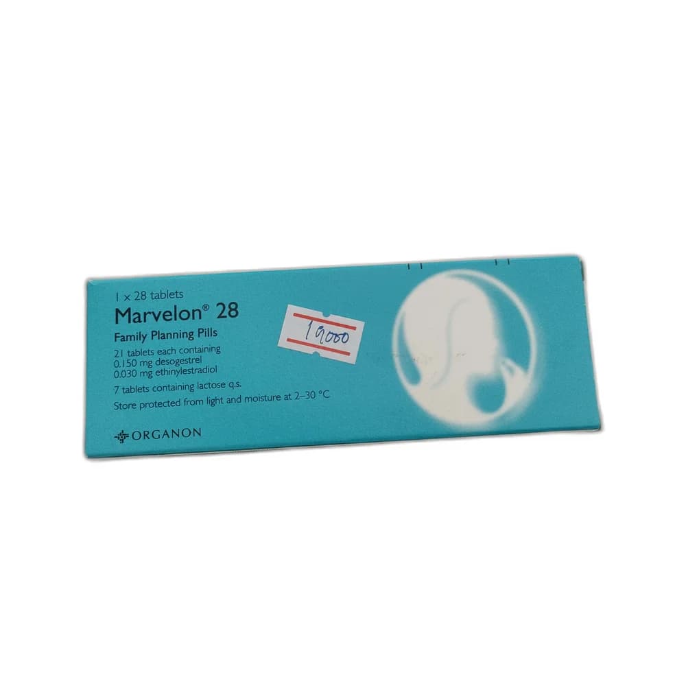 Marvelon 28 Desogestrel 0.150 mg + Ethinylestradiol 0.030 mg