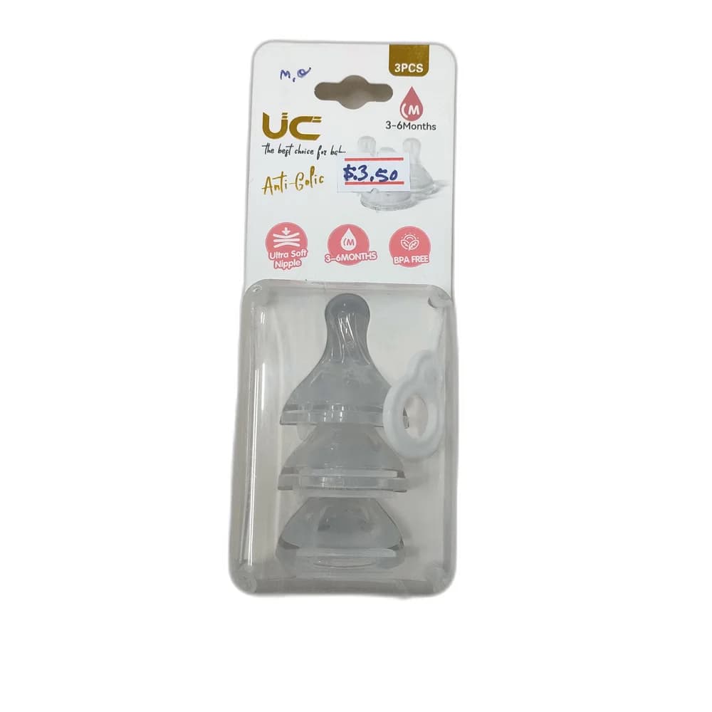 UC Anti-Colic Standard Neck Nipple M medium flow / 3–6 months