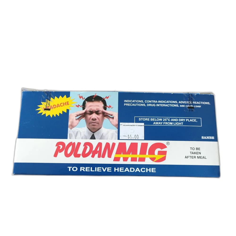 Poldan Mig 500 mg / 250 mg / 65 mg