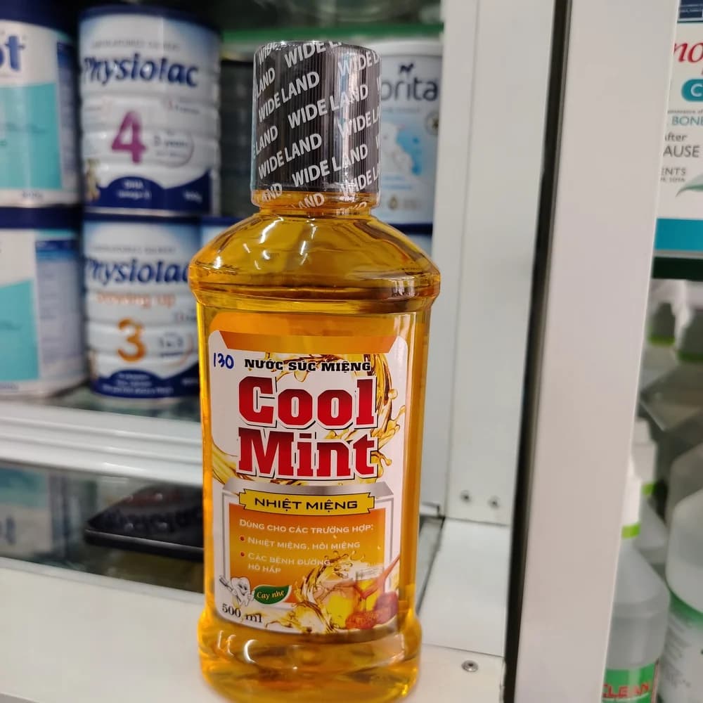 Wide Land Cool Mint Cool Mint mouthwash; 500 mL