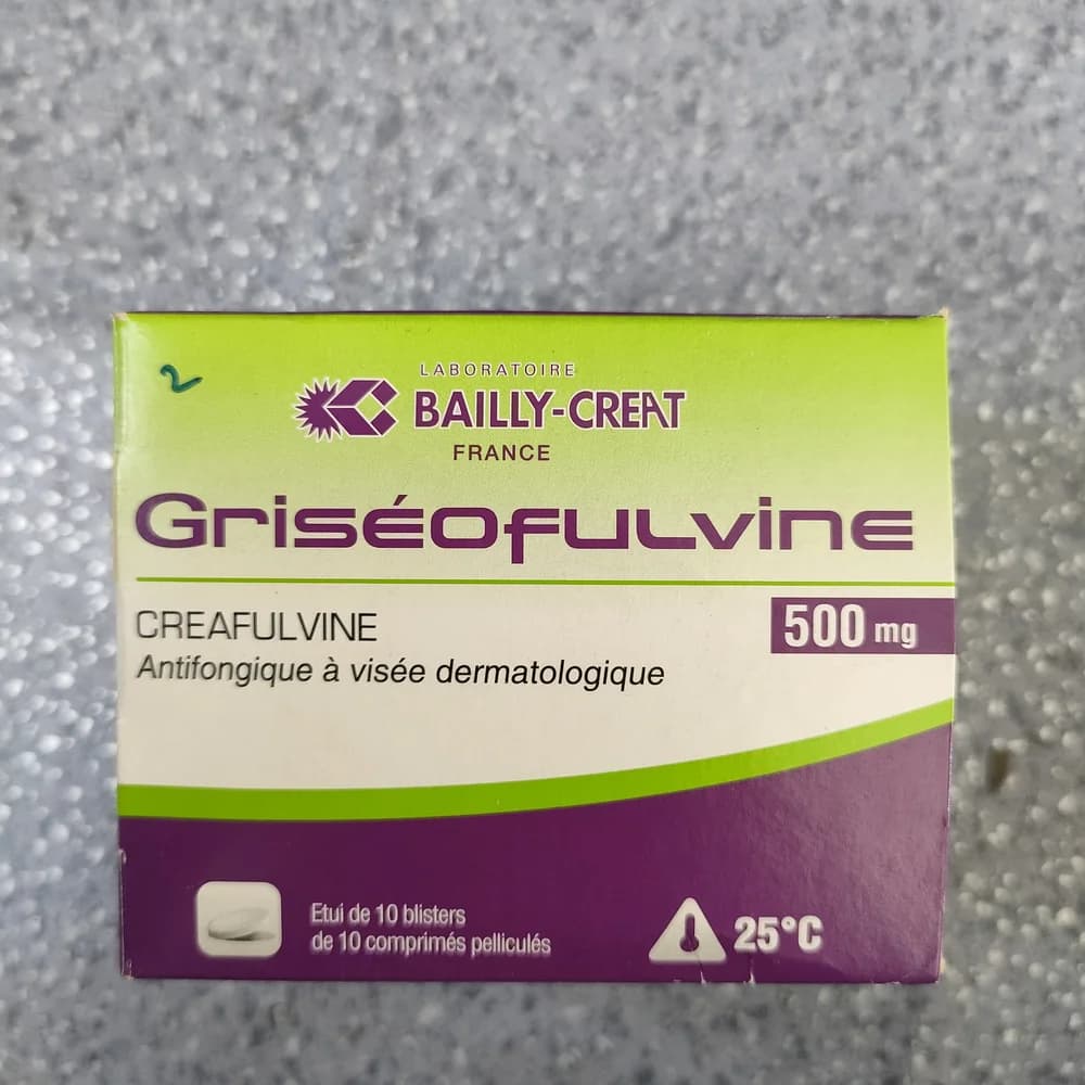 Griseofulvine Bailly-Creat (Creafulvine) 500 mg