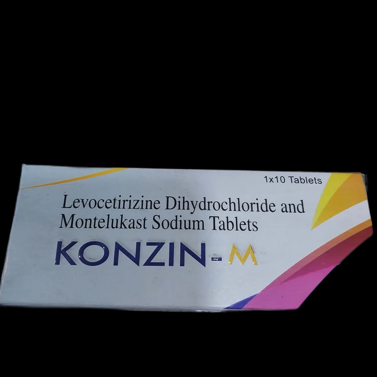 Konzin-M Levocetirizine Dihydrochloride USP 5mg, Montelukast Sodium BP eq. to Montelukast 10mg