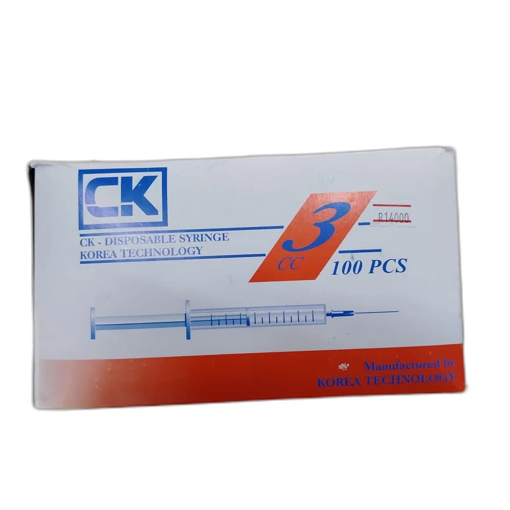 CK Disposable Syringe 3 cc