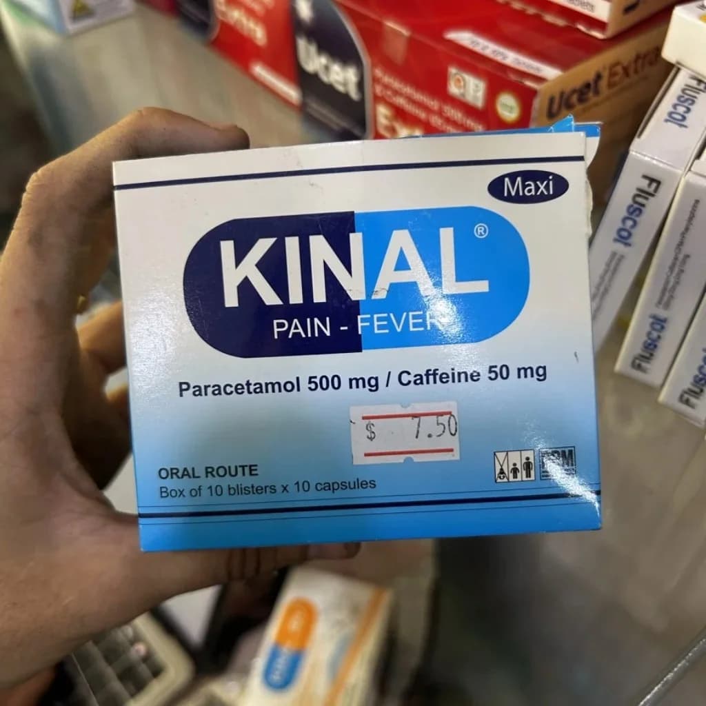 KINAL DOULEURS - FIEVRE 500mg/50mg