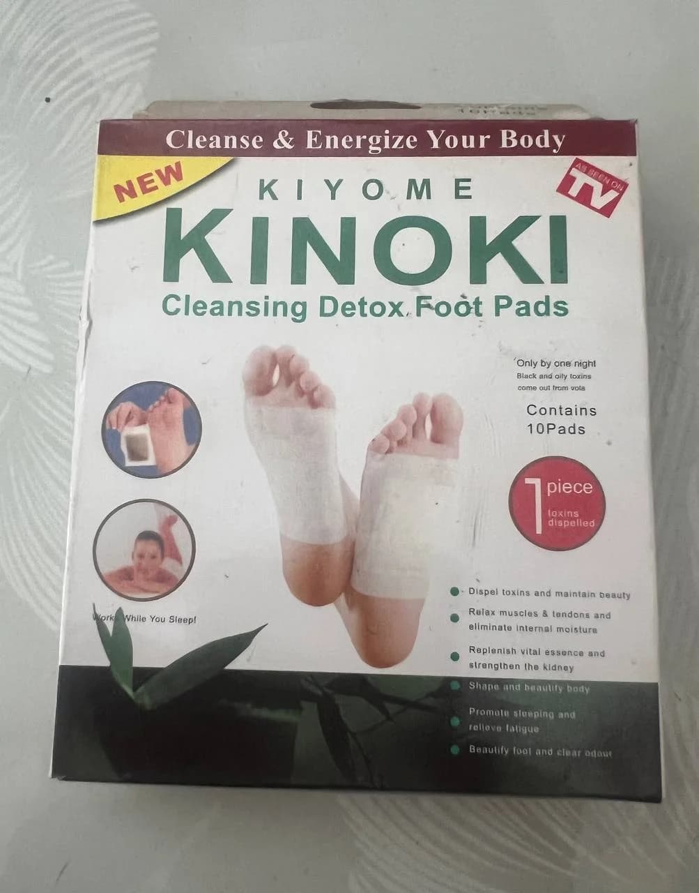 Kinoki Kiyome Cleansing Detox Foot Pads Detox foot pads