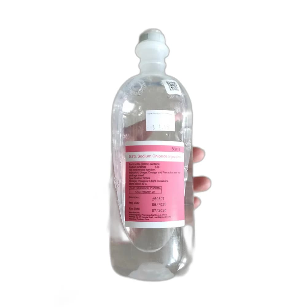 Sodium Chloride Injection 0.9%, 500 mL