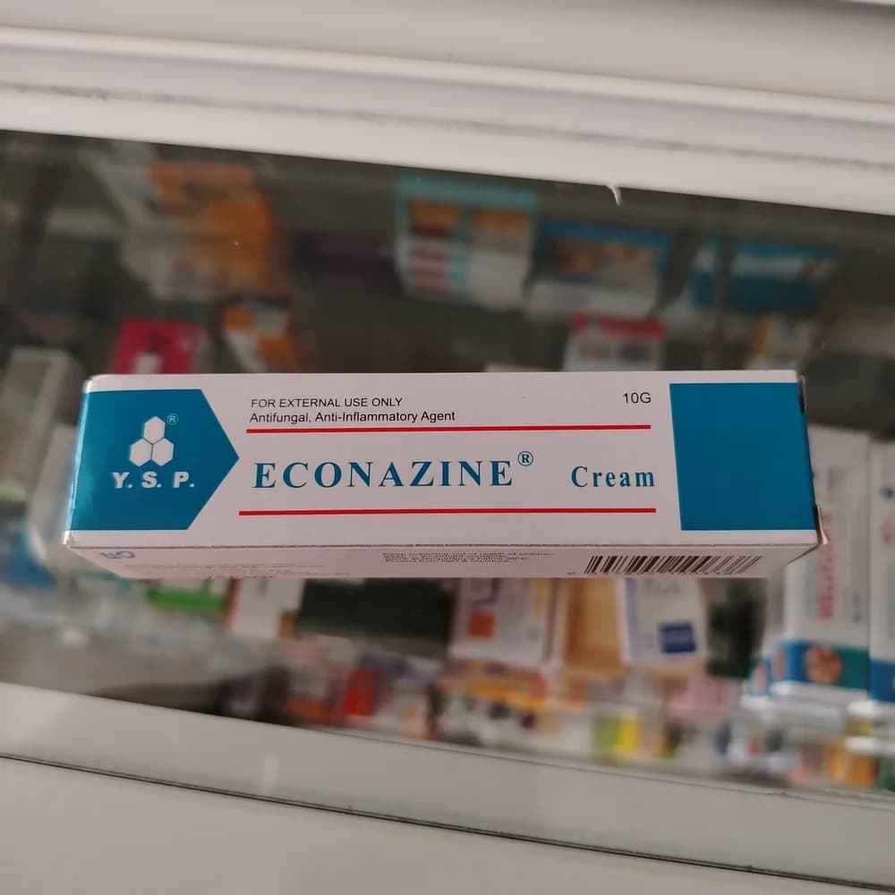 Econazine 10 mg/g econazole nitrate / 1 mg/g triamcinolone acetonide