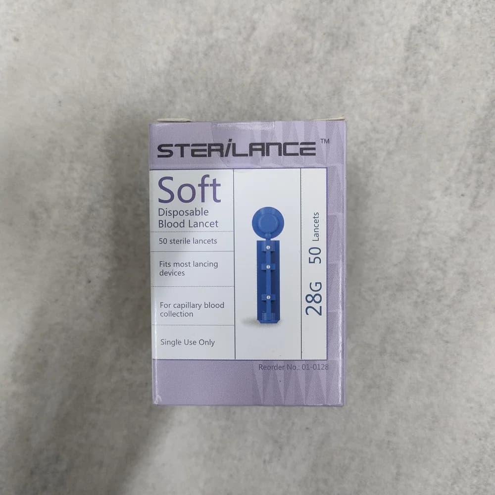 Sterilance Soft Disposable Blood Lancet 28G