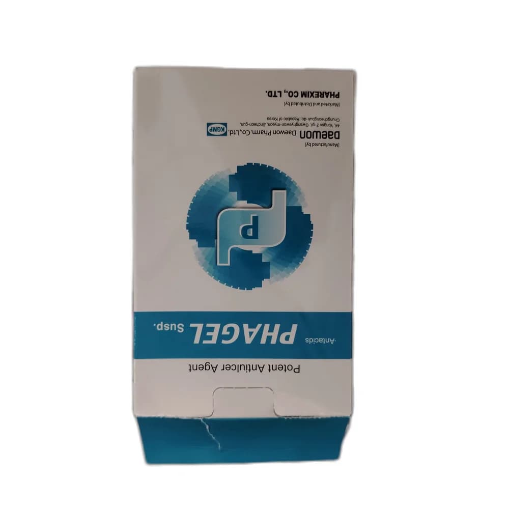 Phagel 582 mg / 196 mg per 10 mL pouch