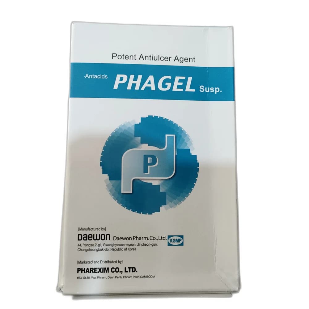 Phagel 20 mg / 582 mg / 196 mg per 10 mL