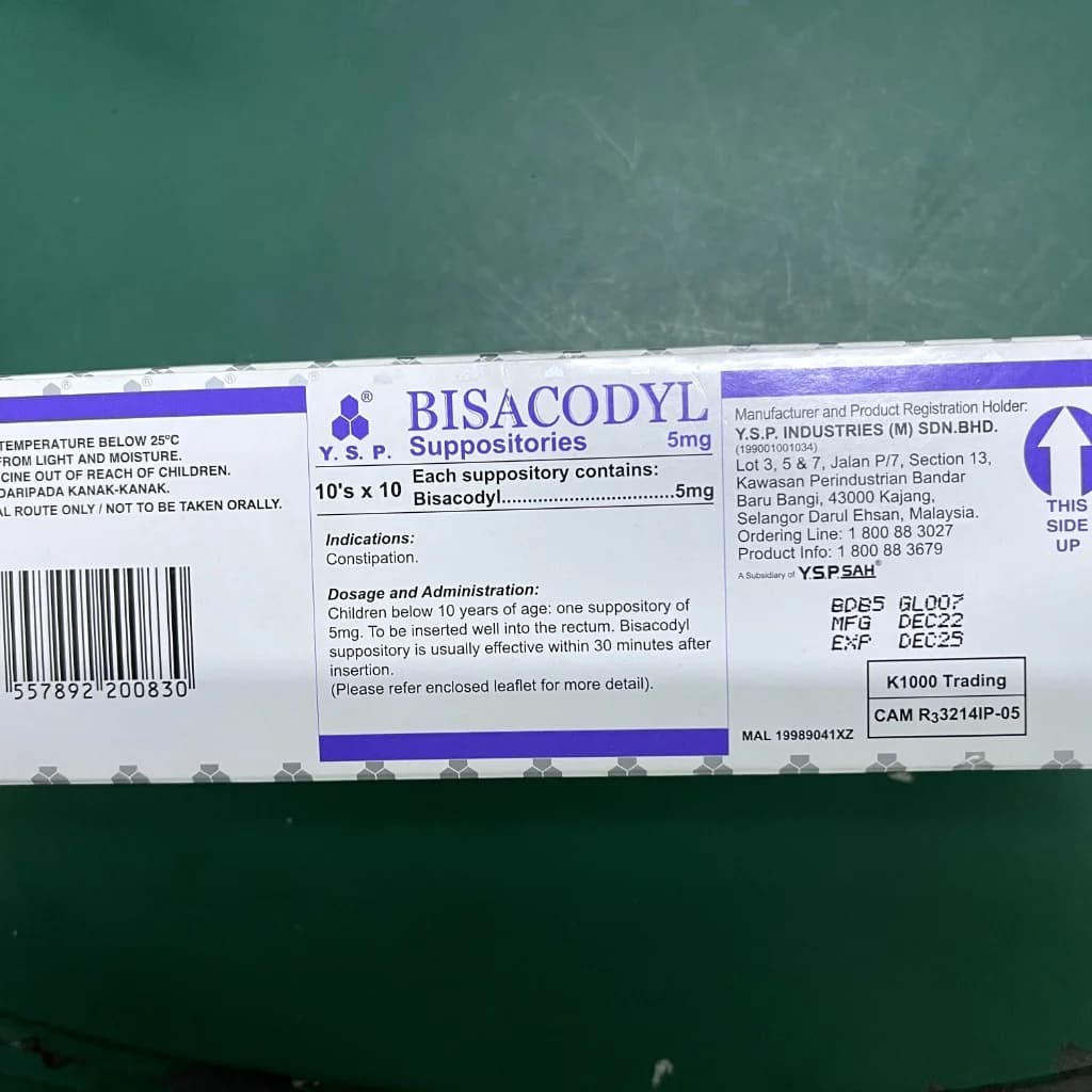 Bisacodyl 5mg