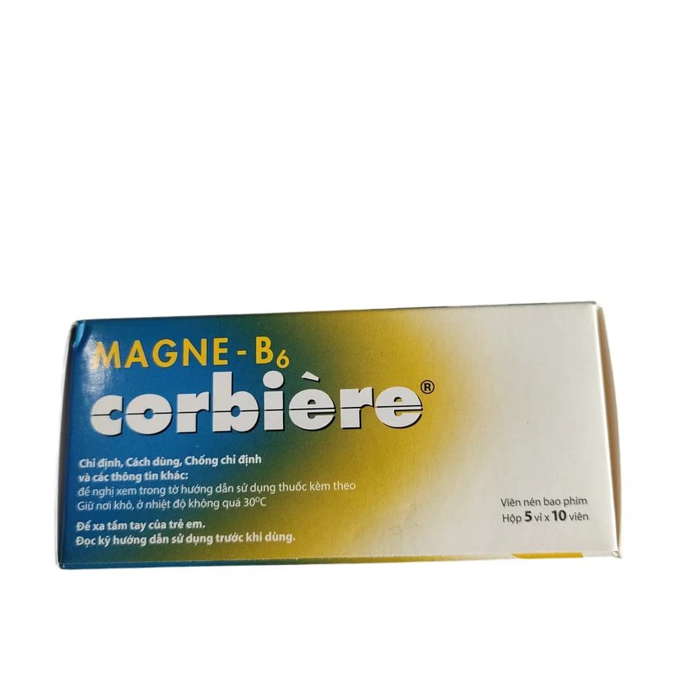 Magne-B6 Corbière Magnesium lactate dihydrate 470 mg / Pyridoxine HCl 5 mg