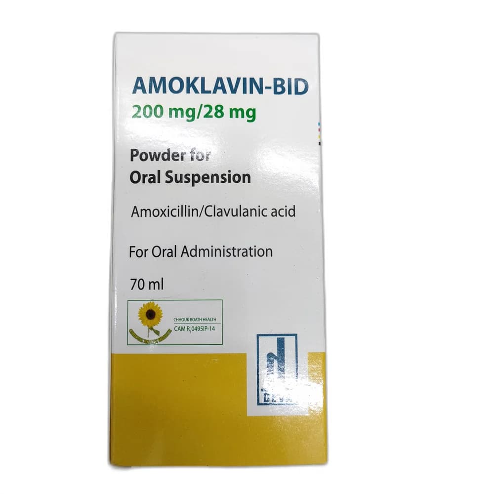 Amoklavin-BID 200 mg / 28 mg