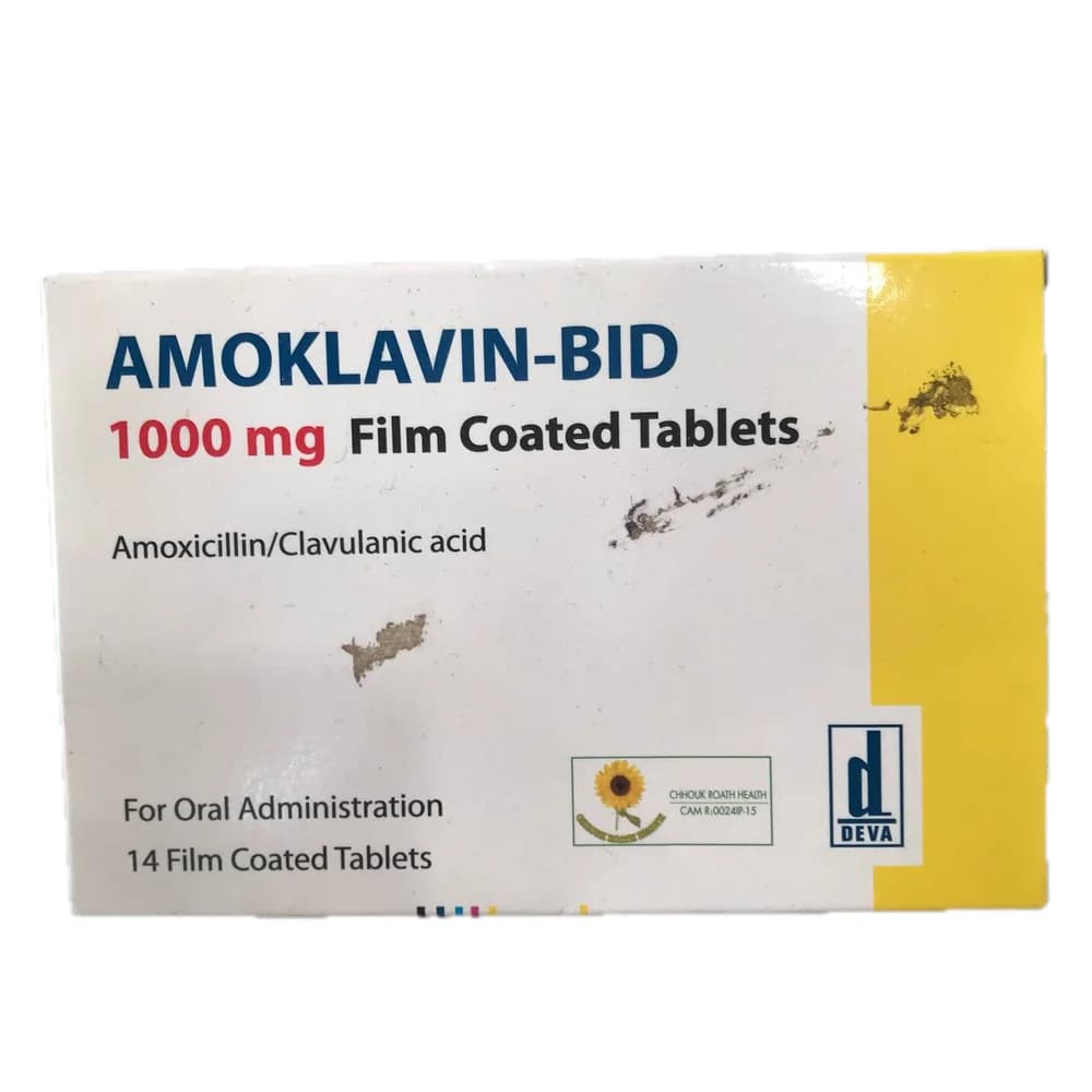 Amoklavin-BID 1000 mg (875 mg / 125 mg)