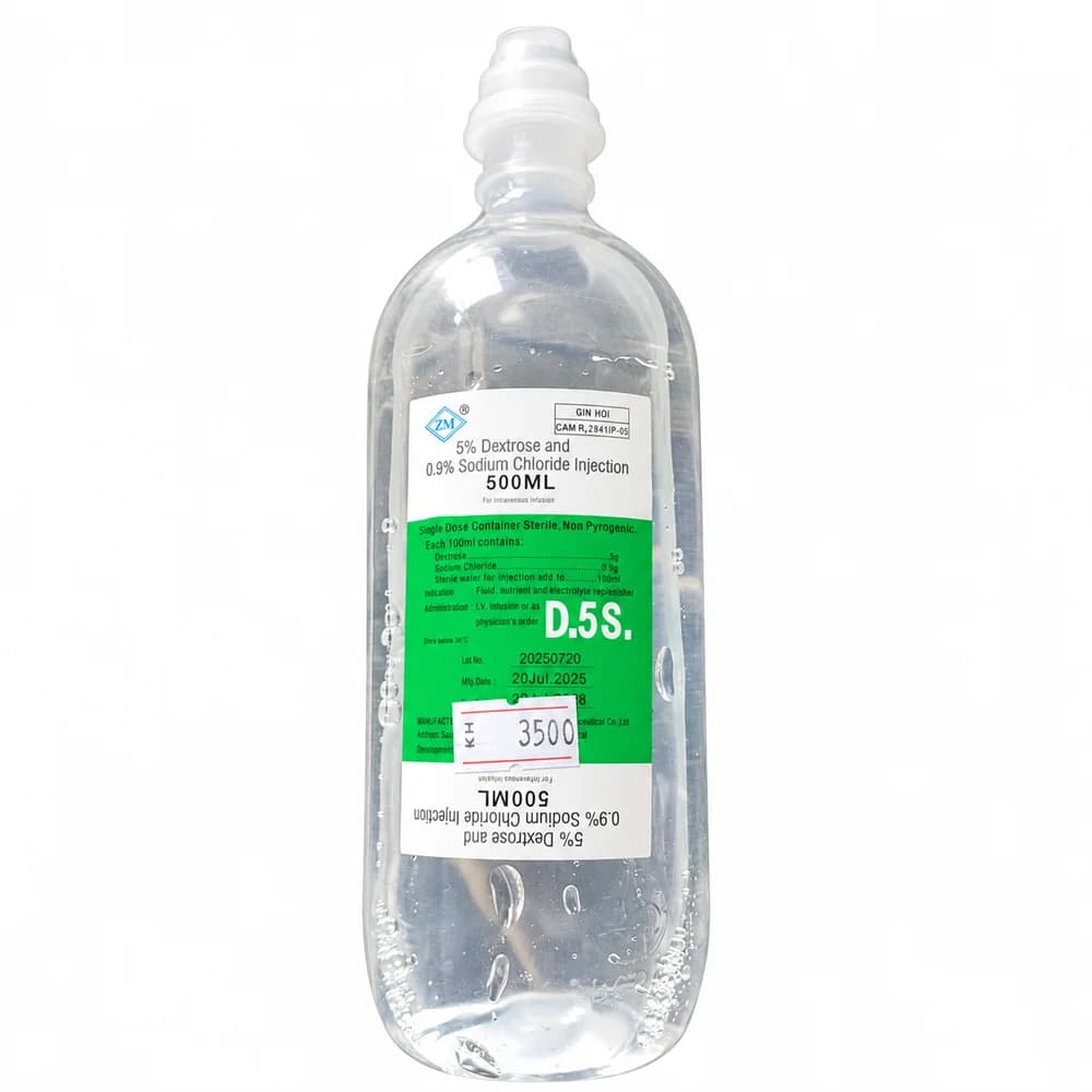 Dextrose and Sodium Chloride Injection 5% / 0.9%