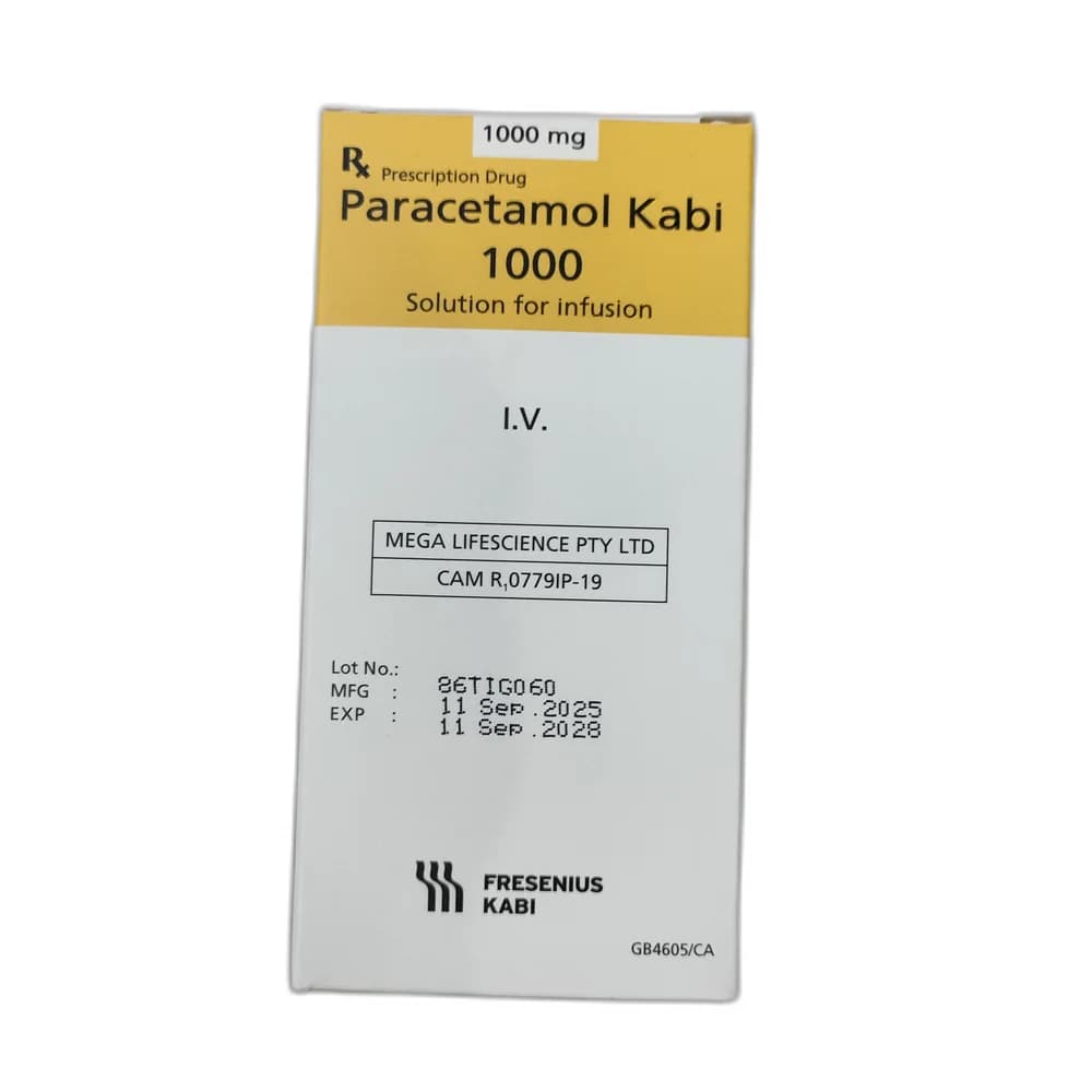 Paracetamol Kabi 1000 1000 mg / 100 mL
