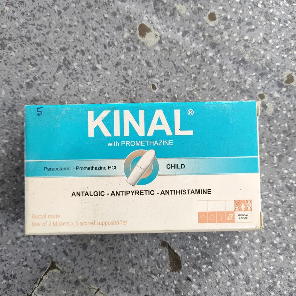 Kinal Child Suppository 400 mg / 10 mg