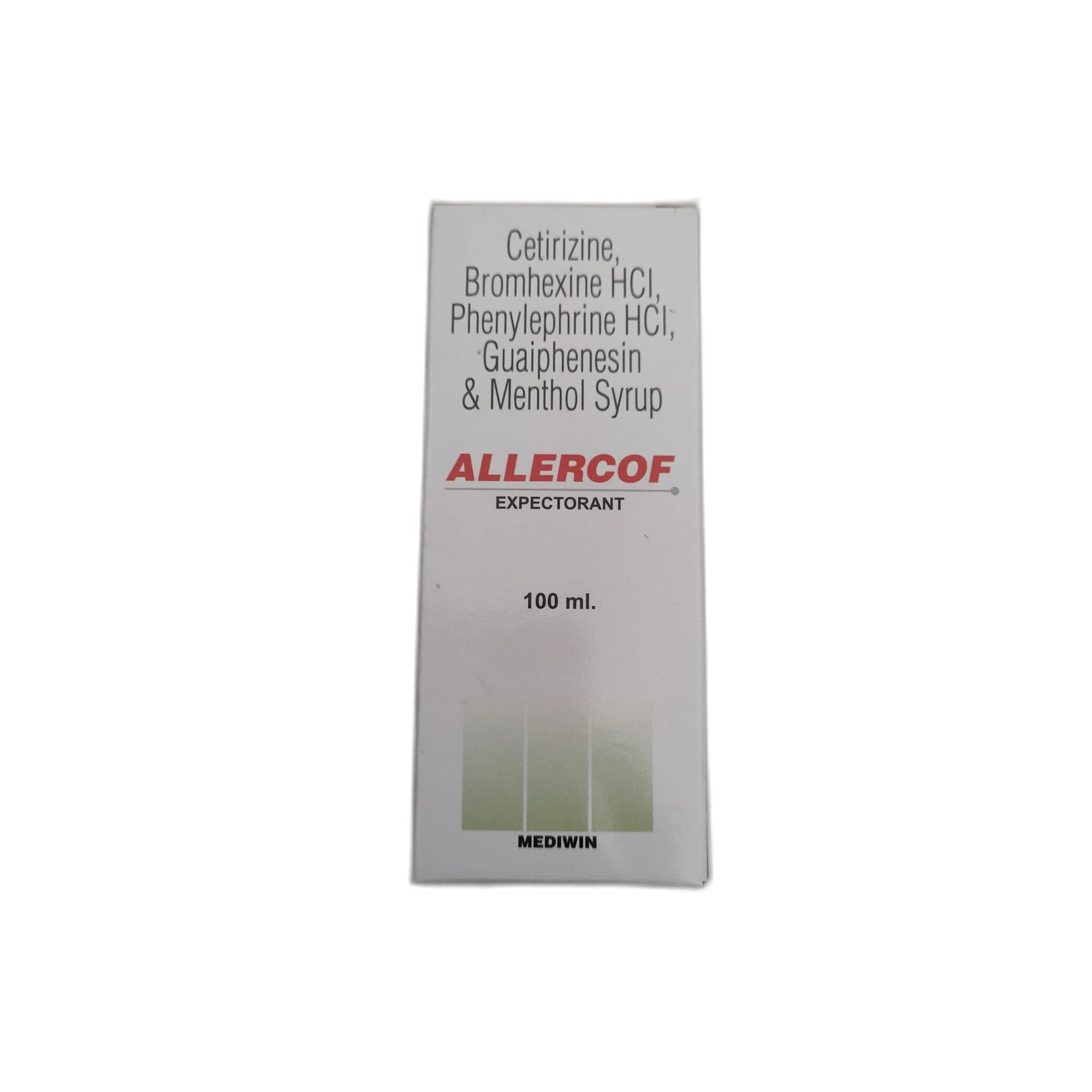 Allercof 2.5 mg / 4 mg / 5 mg / 50 mg / 1 mg per 5 ml
