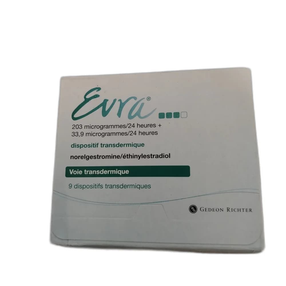 Evra 203 mcg/24h + 33.9 mcg/24h