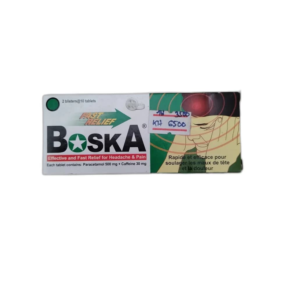 BoskA Paracetamol 500 mg / Caffeine 30 mg