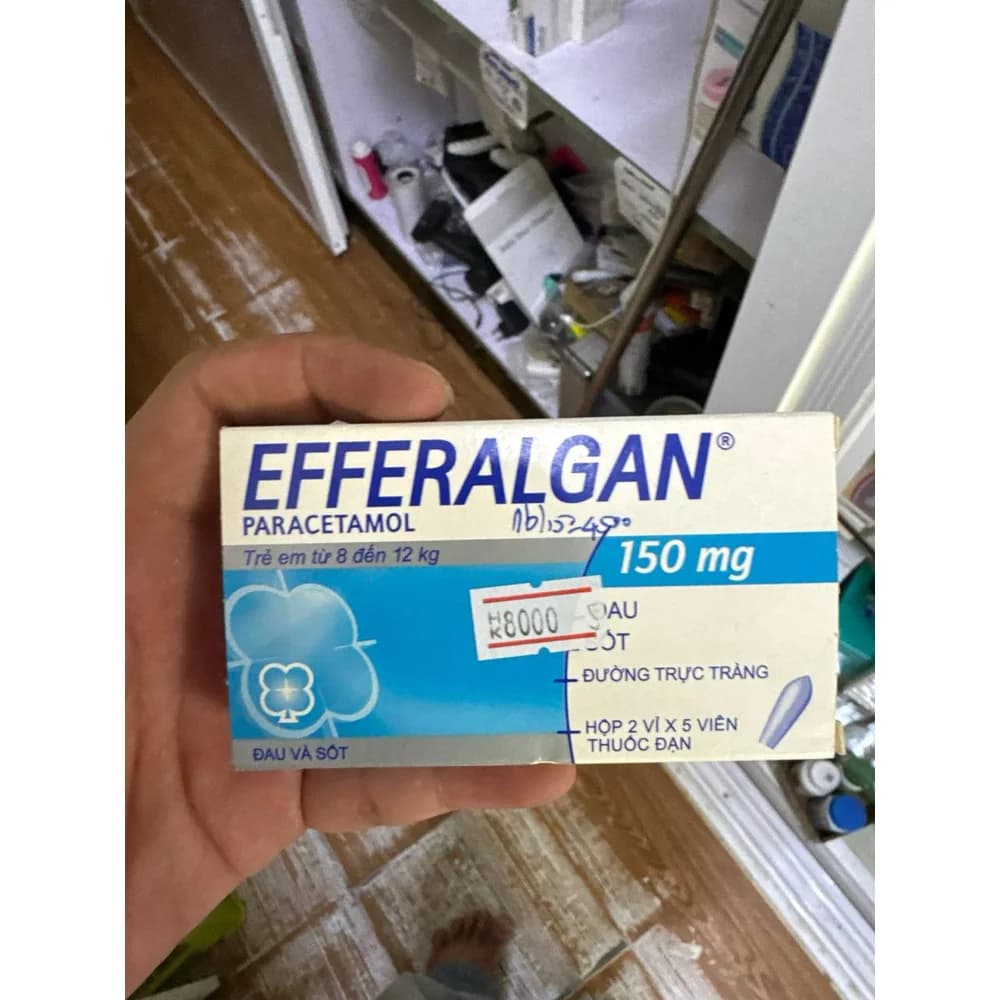 Efferalgan Paracetamol 150 mg suppositories