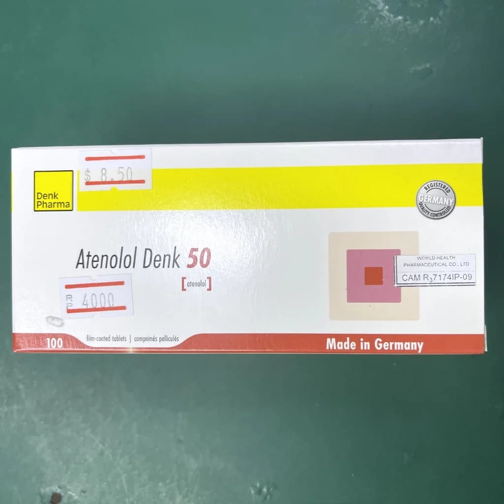 Atenolol Denk 50 50mg