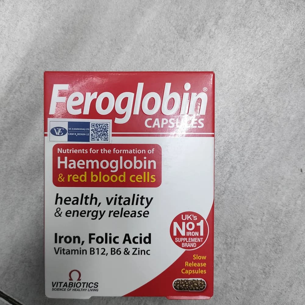 Feroglobin Capsules (Vitabiotics) Not available