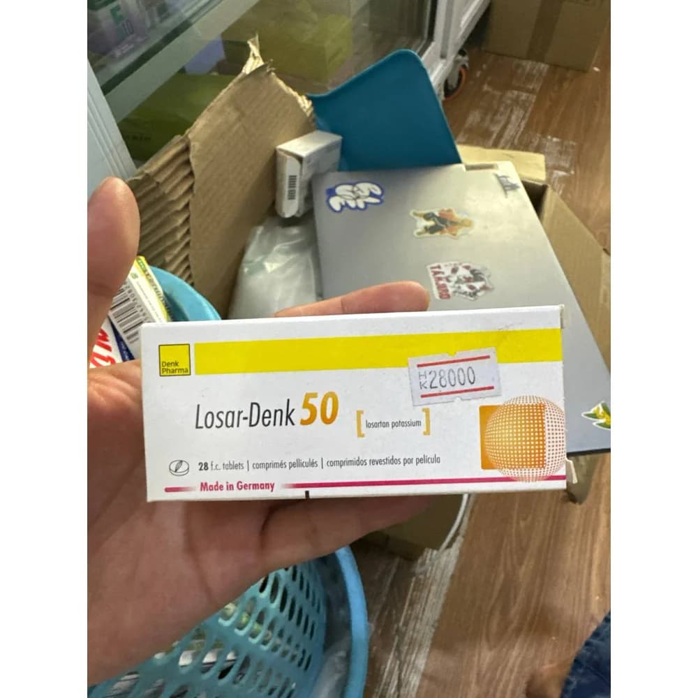 Losar-Denk 50 mg film-coated tablets, 28 tablets