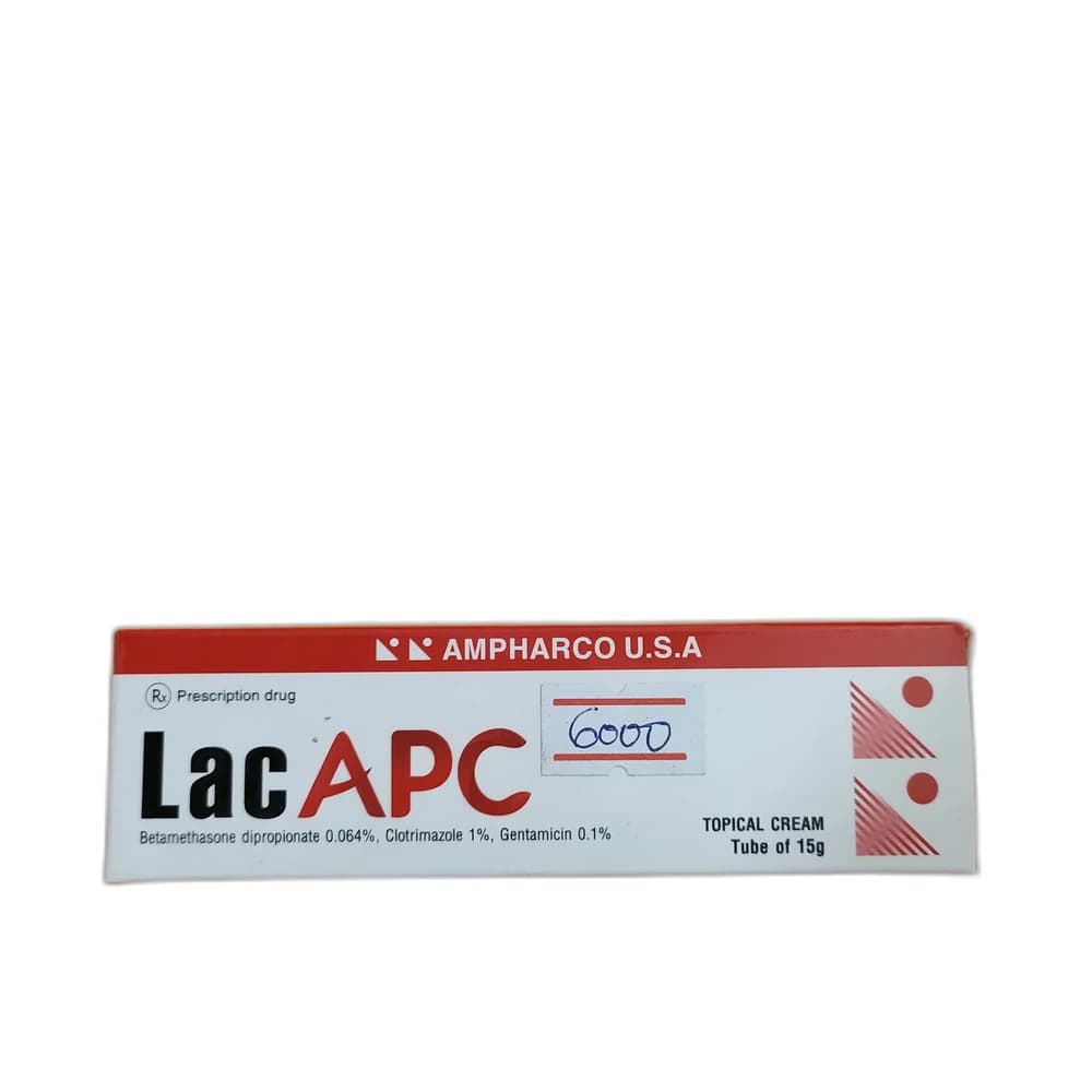 Lac APC Betamethasone 0.064% + Clotrimazole 1% + Gentamicin 0.1%