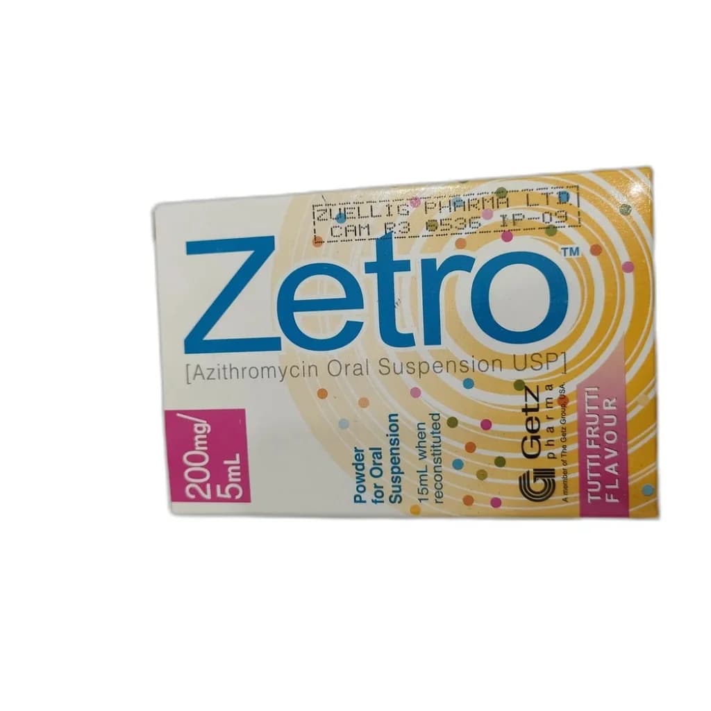 Zetro 200 mg / 5 mL