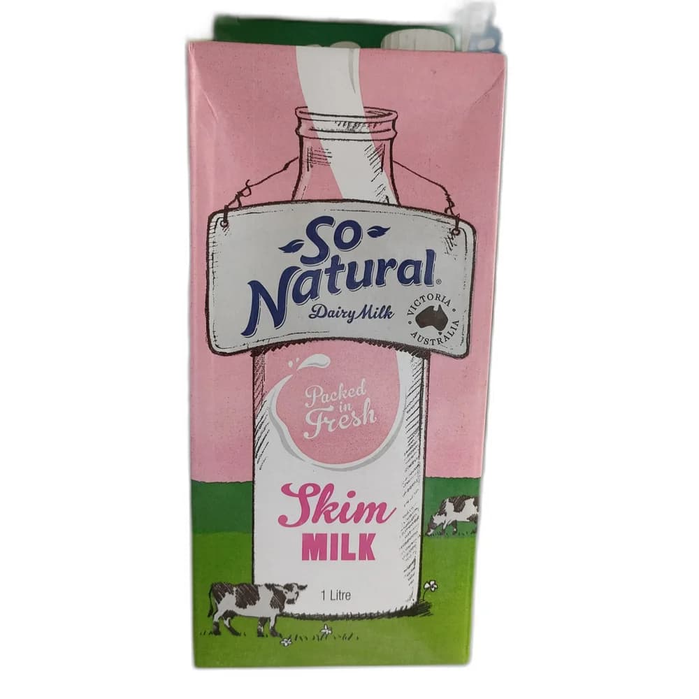 So Natural Skim Milk Not available