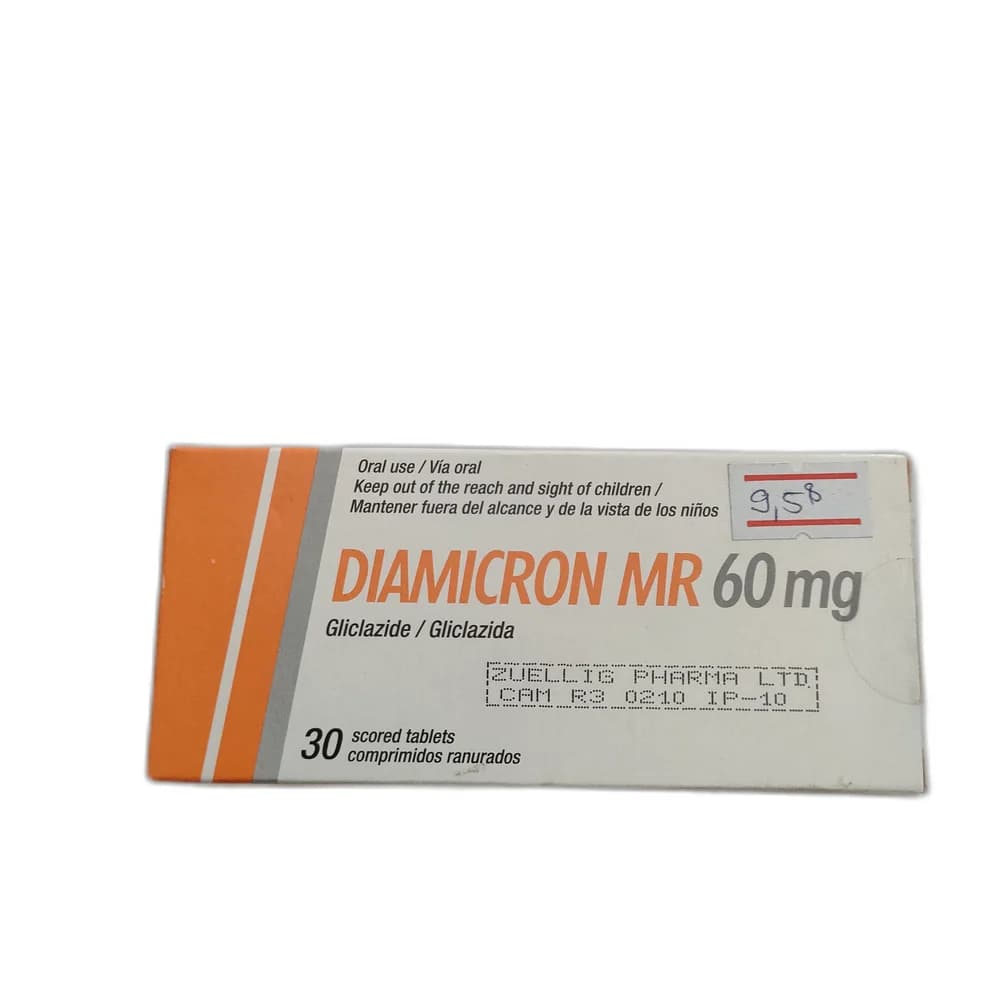 Diamicron MR 60mg 60 mg