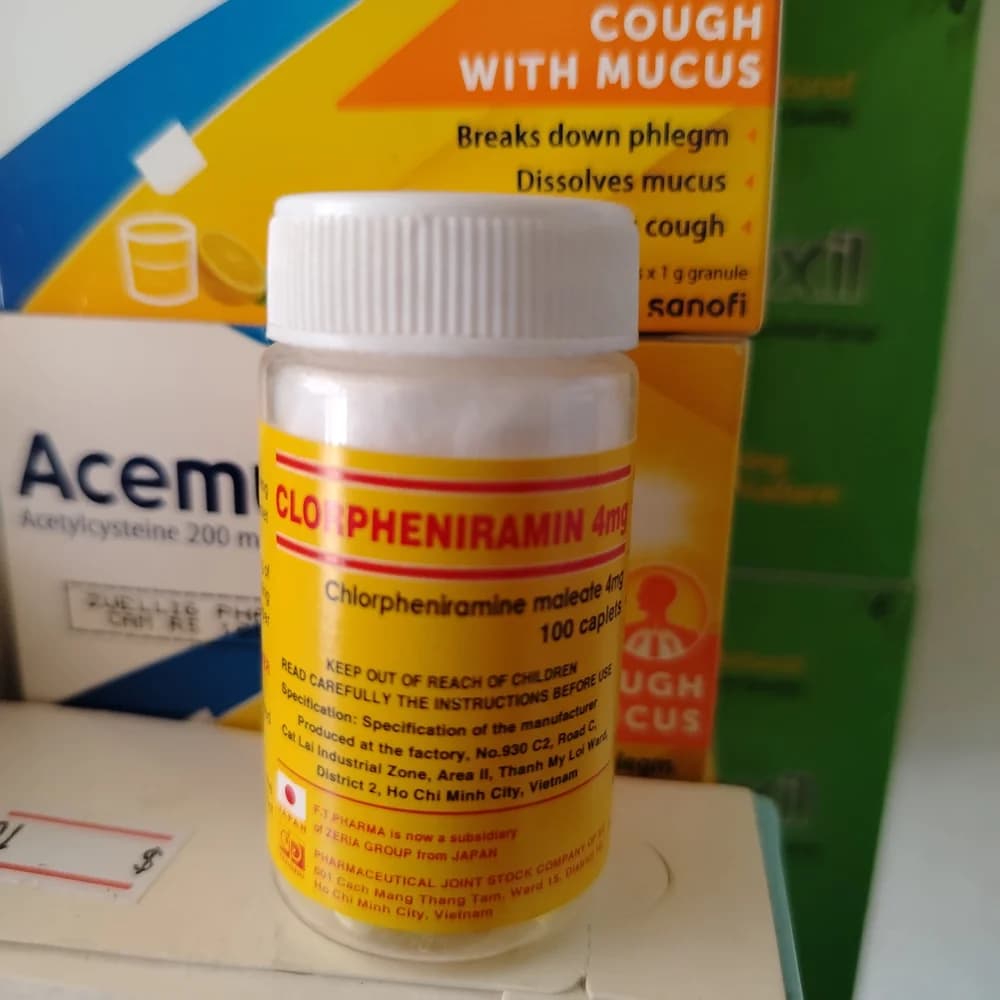 Clorpheniramin 4 mg