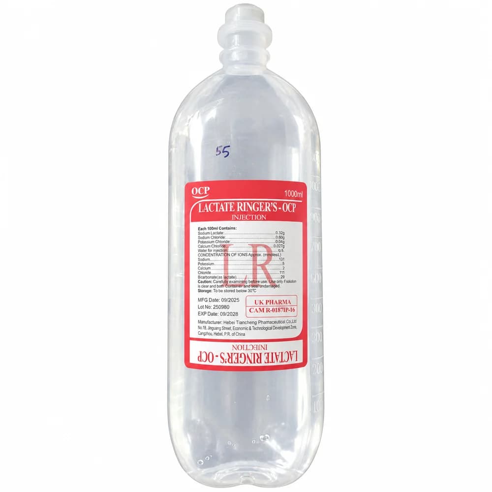 Lactate Ringer's-OCP 1000 mL