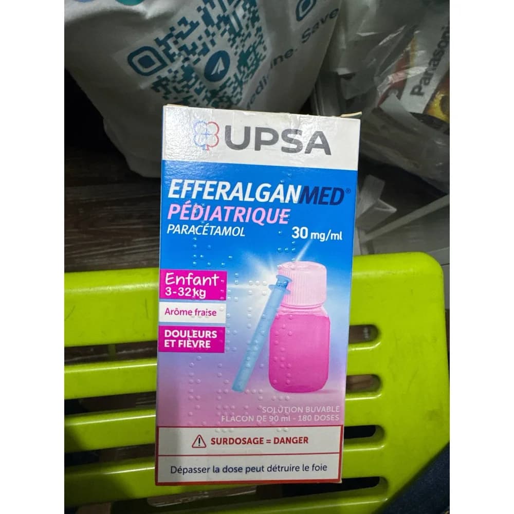 EfferalganMed Pédiatrique Paracetamol 30 mg / mL