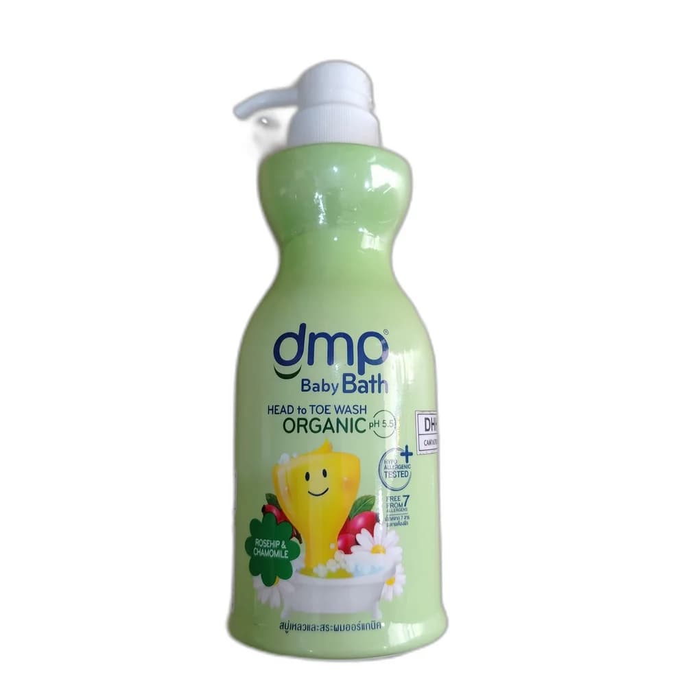 DMP Baby Bath Rosehip & Chamomile Organic 480 mL